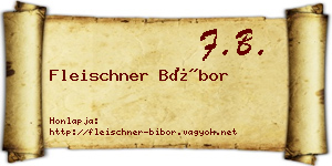 Fleischner Bíbor névjegykártya